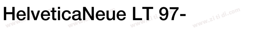 HelveticaNeue LT 97字体转换